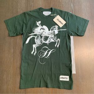 HRMTG x Jack B Wiese knight shirt Ivy green XS